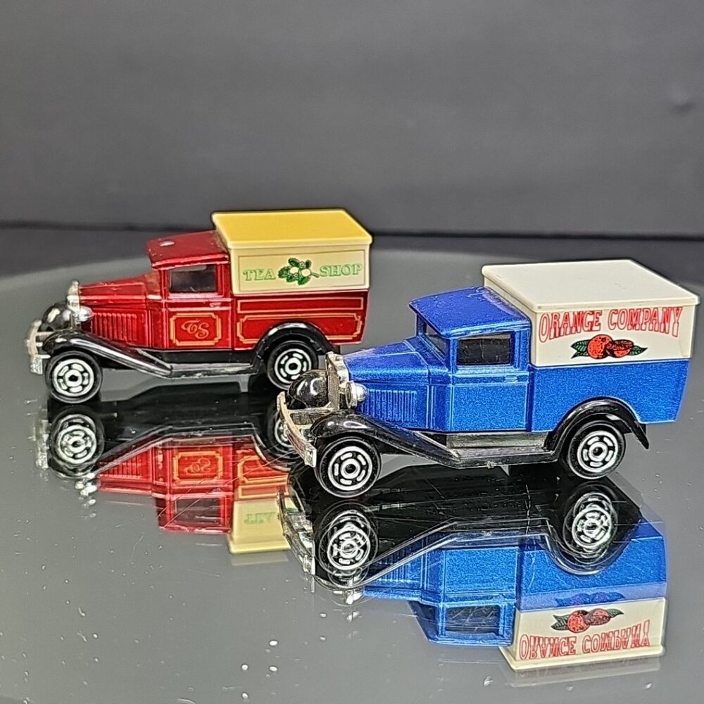 Majorette Vintage Diecast Trucks Set Of 2 Ford Model A 1/60 #201
